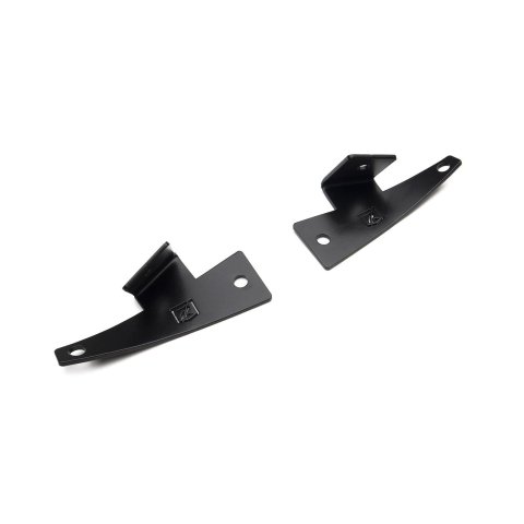 ZROADZ Hood Hinge LED Pod Light Brackets Z365751 Hinge, Ford Bracket, Black, Mild Steel