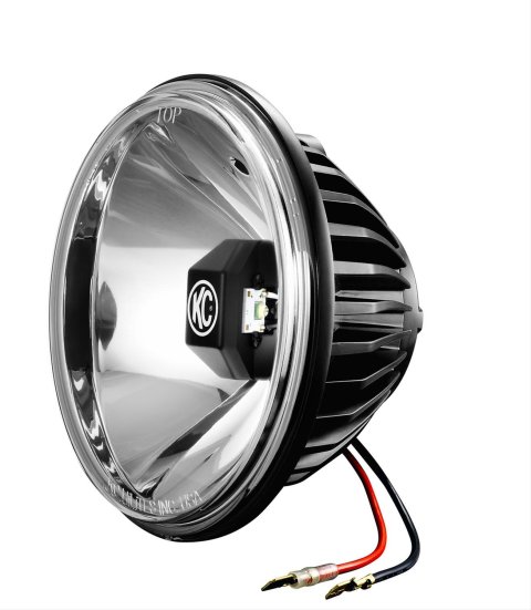 KC HiLiTES Gravity LED Driving Light Inserts 42133 Auxiliary Lights, Insert, 6 in. Round, Spot Beam, 20 watt, Clear Lens, Aluminum Housing, Each
