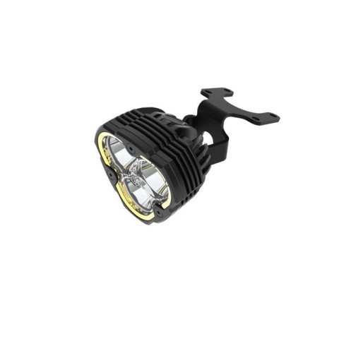 KC HiLiTES Flex ERA 3 Light Mounts 7339 Mounting Bracket, Fork Clamp, Steel, Black Powdercoated, Sur-Ron, Each