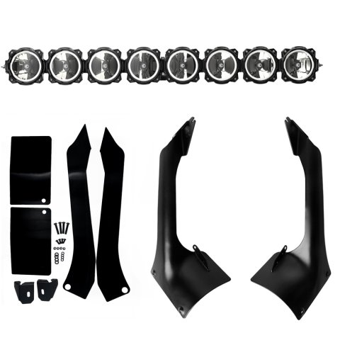 KC HiLiTES Gravity LED Pro6 Light Bars 91336 Auxiliary Light, Pro6, Bar Lamp, Clear Lens, Black Aluminum Housing, Jeep, Each