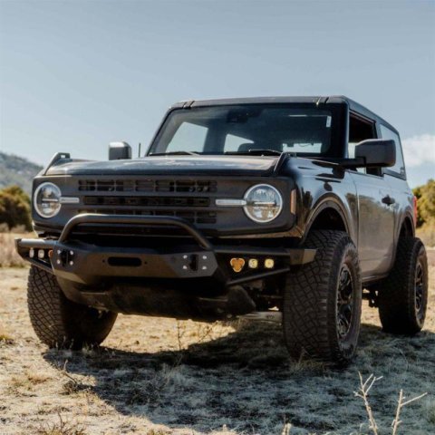 KC HiLiTES Flex ERA LED Hybrid Front Bumper Light Kits 97169 Auxiliary Lights, FLEX ERA® SAE, Bumper, Ford Bronco, Kit