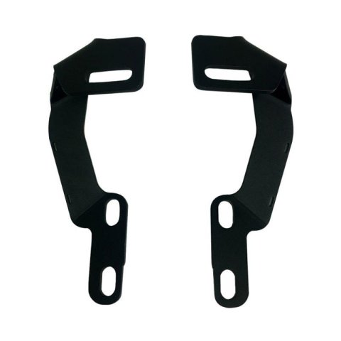 KC HiLiTES Ditch/A-Piller Light Mount Brackets for 2005-2015 TACOMA - 73501 Mounting Bracket, A-Pillar, Steel, Black Powdercoated, Toyota, Pair