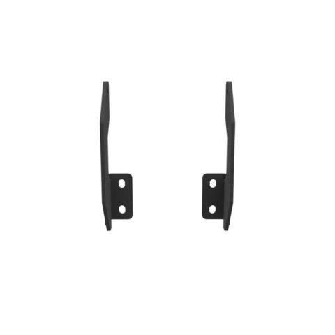 KC HiLiTES Gravity LED Light Bar Mounts 7355 Mounting Bracket, Front Bumper, Steel, Black Powdercoated, Ford, Pair