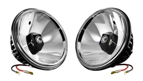KC HiLiTES Gravity LED Driving Light Inserts 42134 Auxiliary Lights, Insert, 6 in. Round, Spot Beam, 20 watt, Clear Lens, Aluminum Housing, Pair