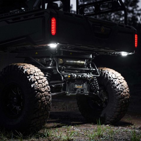 KC HiLiTES Cyclone V2 LED Lights 6335 Auxiliary Lights, V2, 2.20 in. Diameter, Fog Light, Clear Lens, Add-On Kit, 5.00 Meter Harnesses, Sold as a Kit