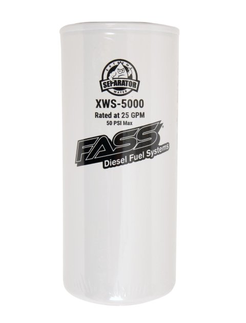 FASS Fuel Systems Filters XWS-5000 Filter, Transfer Tank Filter (Extreme Water Separator)