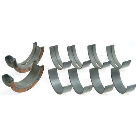 Sealed Power Main Bearing Sets 4925M Bearings, Standard Size, Tri Metal, 1/2 Groove, Ford, Mercury, 351C, Set of 5