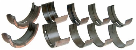 Speed-Pro Competition Series Main Bearings 113M Bearings, Series, Standard Size, Super Duty Alloy, H-14, 3/4 Groove, Pontiac, 350, 389, 400, Set of 5