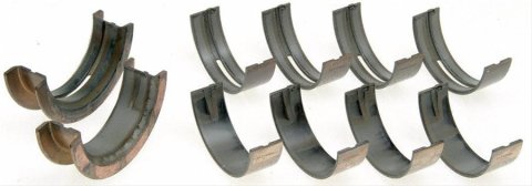 Speed-Pro Competition Series Main Bearings 125M Bearings, Competition, Standard Size, Super Duty Alloy, 3/4 Groove, Ford, Big Block FE, Set of 5