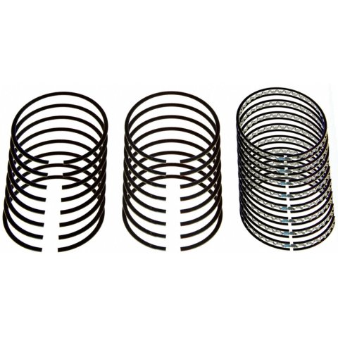Sealed Power Pro Series File-Fit Plasma-Moly Piston Rings R58795 Rings, Plasma-moly, 4.125 in. Bore, 5/64 in., 5/64 in., 3/16 in. Thickness, 8-Cylinder, Set