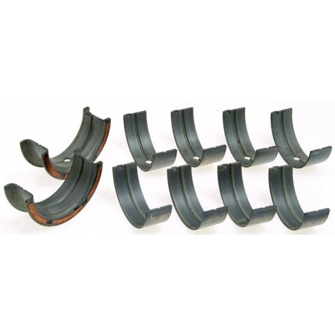 Sealed Power Main Bearing Sets 4094M10 Bearings, 0.010 in. Crankshaft Undersize, Tri Metal, Full Groove, Chrysler, Dodge, B Big Block, 383, 400, Set of 5