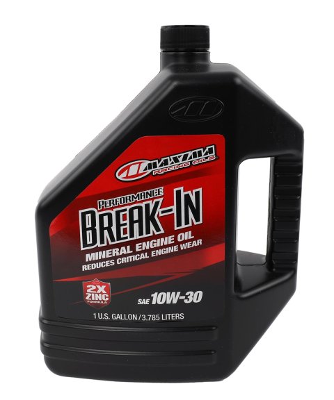 10w30 Maxima PERFORMANCE BREAK-IN Oil 39-109128 Engine Oil, Performance Break-In, Mineral, 10W30, Gallon, Each