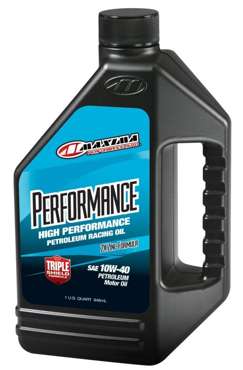 10w40 Maxima PERFORMANCE High-Performance Oil 39-34901 Engine Oil, Performance, Mineral, 10W40, Quart, Each