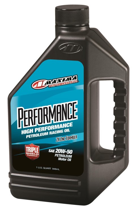 20w50 Maxima PERFORMANCE High-Performance Oil 39-359128 Engine Oil, Performance, Mineral, 20W50, Gallon, Each
