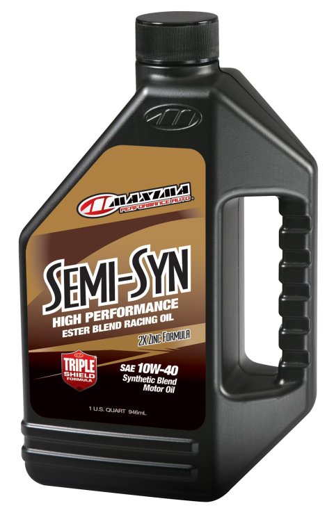 10w40 Maxima SEMI-SYN Semi-Synthetic Oil 39-349128B Engine Oil, SEMI-SYN, Semi-Syntetic, 10W40, Gallon, Each