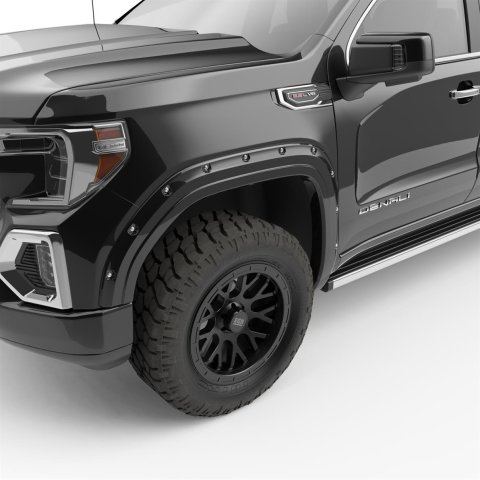 EGR Bolt-On Look Color Match Fender Flares 791794-GBA Flares, Bolt On Match, ABS Plastic, Black, 2.00 in. Wide, GMC, Front and Rear, Set of 4