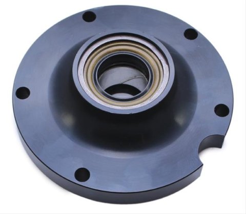 FTI Performance Automatic Transmission Tailhousings F2526B Tailhousings, Billet Aluminum, Black Anodized, Short Tailhousing with Bushing, GM, Powerglide, Each