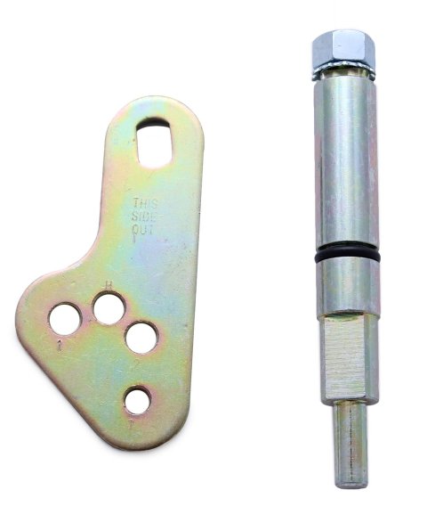 FTI Performance Powerglide Transmission Two Piece Shift Levers F2555A Automatic Brackets and Levers, Lever, 2-Piece, 4 Mounting Holes, Zinc Plated Steel, Chevrolet, Powergilde, Each