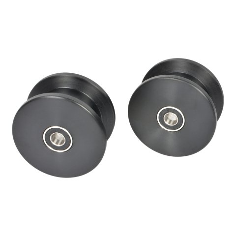 JOES Racing Products Powersports Belt and Chain Tensioners 25876-B MS Tensioner Wheels Only, Black