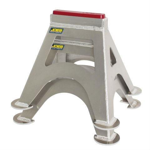 JOES Racing Products 1,000 Lbs Jack Stands 55500 Stands, 1-ton Capacity, Aluminum, Natural, 14.00 in. Extended Height, Pair