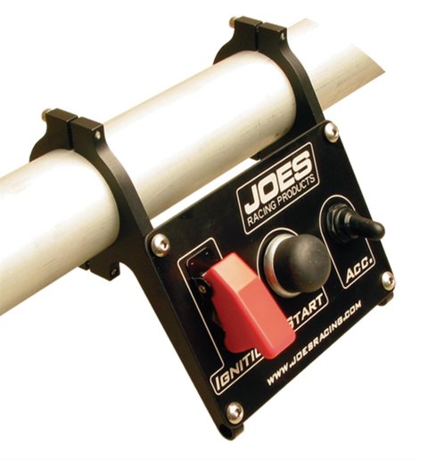 JOES Racing Products Switch Panel Brackets 46172 Brackets, Bolt-on, Steel, Natural, 1.5 in. Tubing Diameter, Pair