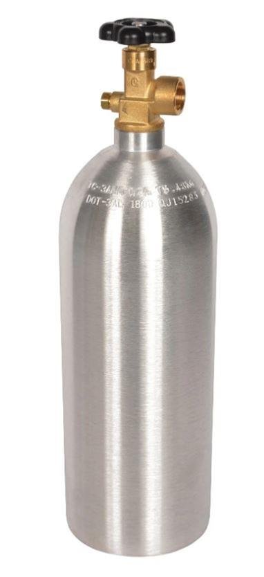 JOES Racing Products Nitrogen Tanks 32352-T Replacement Tank, Portable, 1,800 Maximum psi, Aluminum, Natural, Each