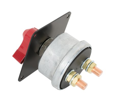 JOES Racing Products 2-Terminal Battery Disconnect Switches 46200 Switch, 2-Terminal, Manual, Rotary, 12 V Compatible, With Switch Panel On/Off, Each