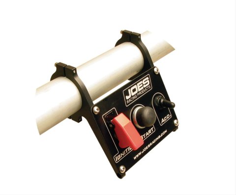 JOES Racing Products Switch Panel Brackets 46174 Brackets, Bolt-on, Steel, Natural, 1.75 in. Tubing Diameter, Pair
