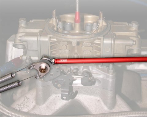 JOES Racing Products Throttle Linkage Assemblies 34200 Linkage, Aluminum, Red Anodized, Kit