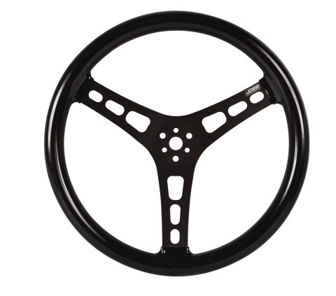 JOES Racing Products Steering Wheels 13515-CB 15" Dished Wheel, Rubber Coated w/ Black Center