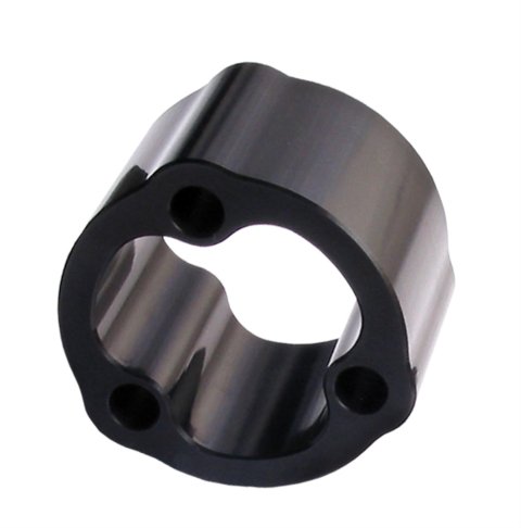 JOES Racing Products Steering Wheel Spacers 13315 Spacer, 1.500 in. Thick, Aluminum, Black Anodized, 3 5/16 in. x 1 3/4 in. Bolt Circle, Each