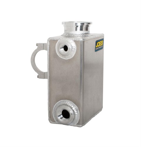 JOES Racing Products Expansion Tanks 45004 Tank, Rectangular, 1 qt. Capacity, Aluminum, Natural, Recirculating, Each