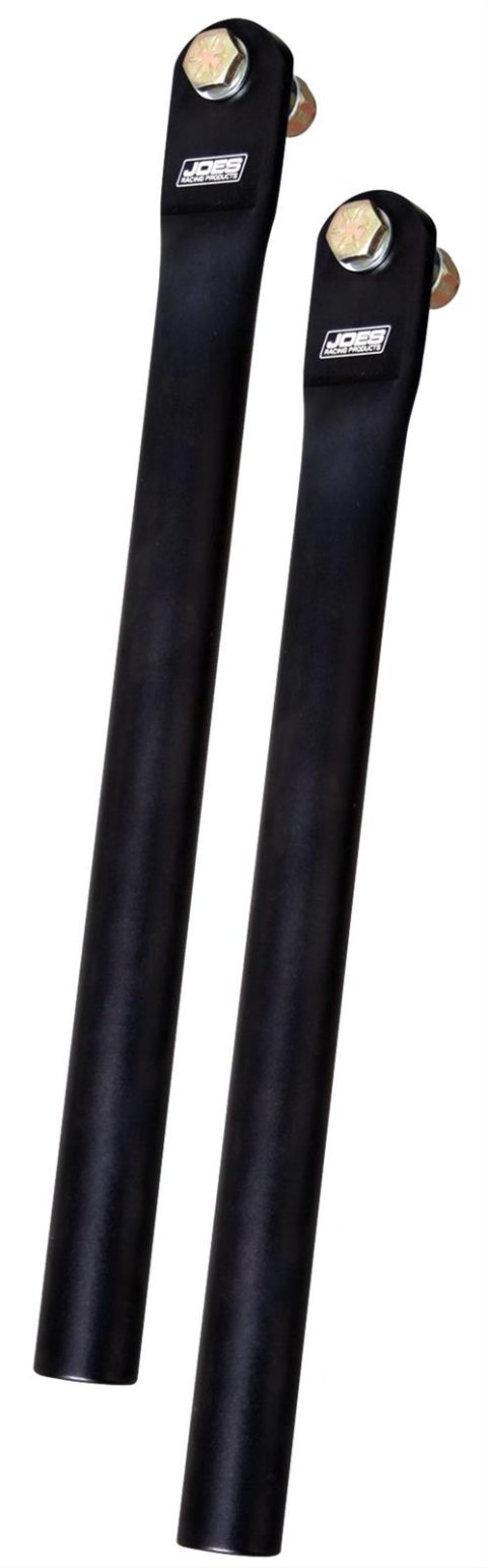 JOES Racing Products Micro Sprint Front Wing Posts 25973 Mounting Posts, Front, Sprint, Steel, Black Powdercoated, Pair