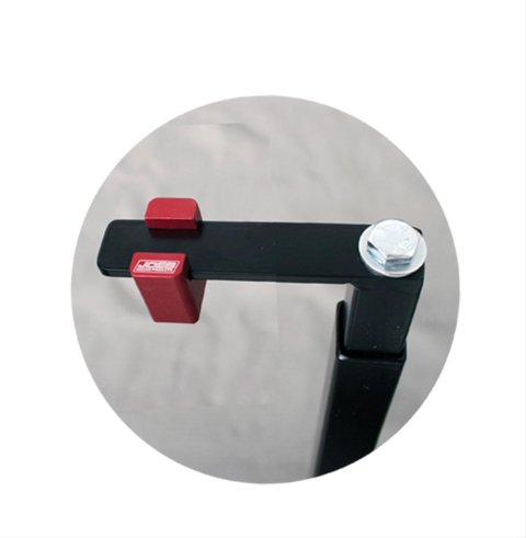 JOES Racing Products Clamp-On Radiator Brackets 36504 Bracket, Clamp-On, Billet Aluminum, Black Powdercoated, 1 3/4 in. Clamp Size, Each