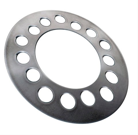 JOES Racing Products 0.25 inch Wheel Spacers 38121 Spacer, 0.250 in. Thick, Aluminum, 5 x 5, 5 x 4 1/2 and 5 x 4 3/4 in. Bolt Circle, 6.875 Dia., Each