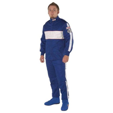 G-FORCE GF505 Driving Pants 4386XXXBU Pants, GF505, Triple Layer, Fire-Retardant Cotton, 3X-Large, Blue, Each