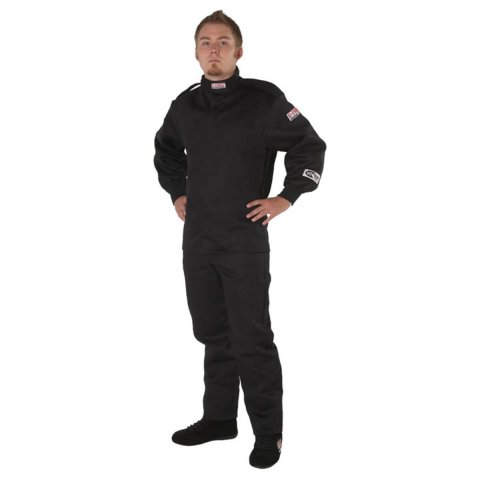G-FORCE GF125 Driving Pants 4127LRGBK Pants, GF125, Single Layer, Pyrovatex, Large, Black, Each