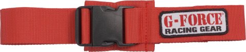 G-FORCE Autocross Torso 2-Point Harness 4290RD Harness, Belt, 2-Point, Latch, Nylon, Red, Each.