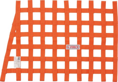 G-FORCE Ribbon Window Nets 4134OR Net, Ribbon, Trapeziod, 20 in. x 26 in. x 18 in., Orange, Each