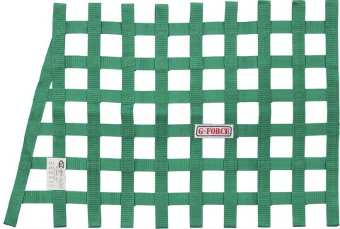 G-FORCE Ribbon Window Nets 4134GN Net, Ribbon, Trapeziod, 20 in. x 26 in. x 18 in., Green, Each