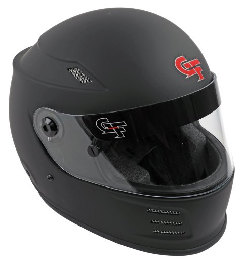 G-FORCE REVO SA2020 Helmets 13004XLGMB Helmet, REVO, Full Face, Snell SA2020, Matte Black, Clear Polycarbonate Shield, EPS Liner, Vented, X-Large, Each