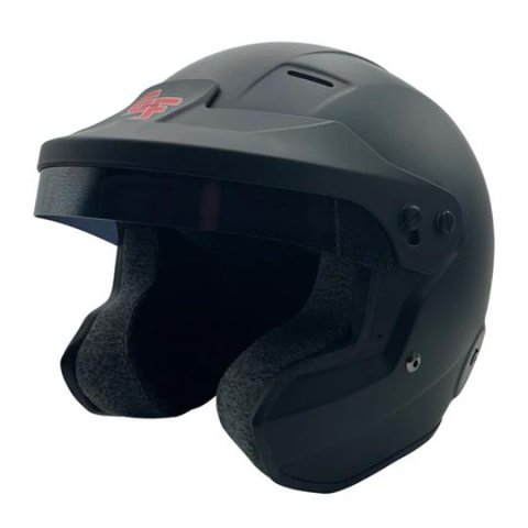G-FORCE Nova OF SA2020 Helmets 16002SMLMB Helmet, OF, Open Face, Snell SA2020, Matte Black, Tinted Visor, EPS Liner, Small, Each