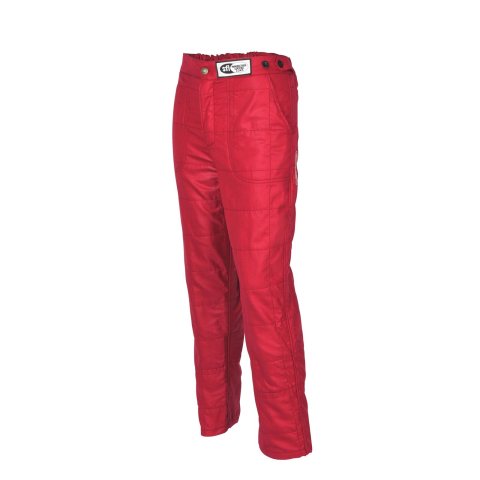 G-FORCE G-Limit Driving Pants 35453MEDRD Pants, G-Limit, Aramid/Nomex®, Red, SFI 3.2A/5, Men's Medium, Each