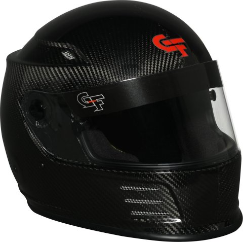 G-FORCE REVO CARBON SA2020 Helmets 13006XXLBK Helmet, CARBON, Full Face, Snell SA2020, Carbon Fiber, Clear Polycarbonate Shield, EPS Liner, Vented, 2X-Large, Each
