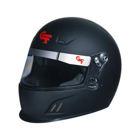 G-FORCE Rookie CMR Karting Helmets 13400LRGMB Helmet, CMR, Full Face, Matte Black, Clear Polycarbonate Shield, EPS Liner, Vented, Youth Large, Each