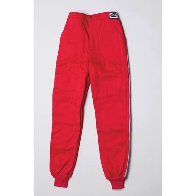 G-FORCE GF505 Driving Pants 4386XXXRD Pants, GF505, Triple Layer, Fire-Retardant Cotton, 3X-Large, Red, Each