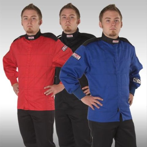 G-FORCE GF125 Driving Pants 4127LRGRD Pants, GF125, Single Layer, Pyrovatex, Large, Red, SFI 3.2 A/1, Each