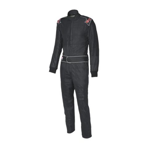 G-FORCE G-Limit Driving Suits 35451CSMBK Suit, G-Limit, One-Piece, Multiple Layer, Aramid/Nomex, Youth Small, Black, Each