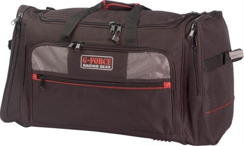 G-FORCE Gear Bags 1005 Super Bag, Black with Red Accents, 24 in. Length x 12 in. Depth, 14 in. High, Each