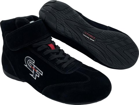 G-FORCE G35 Mid-Top Racing Shoes 40235095BK Driving Shoes, Shoes, Mid-Top, Black, Men's Size 9 1/2, Pair